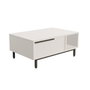 Hanah Home Mesa de centro On2-W Blanca